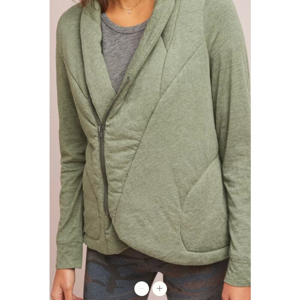 NWT Saturday Sunday Anthropologie Homestead Quilted Jacket w/Pockets S